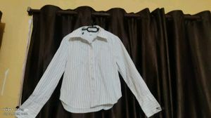 Striped Button-Down Shirt