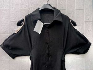 New with tag Pinterest Chic Black Cold Shoulder Dr