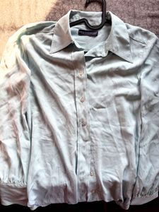 Vintage Style Blue Shirt