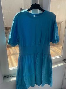 Blue T-Shirt Dress