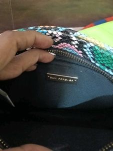 Stylish Snake Print Crossbody Bag