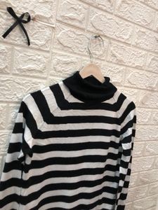 Striped Turtleneck Sweater🕸️‼️