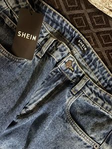 Wide Leg Denim Jeans