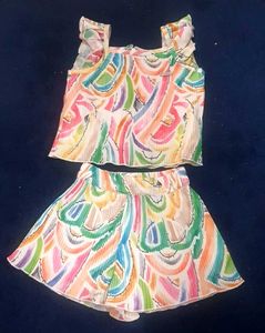 Very Stylish Burmuda Top Pattern Dress