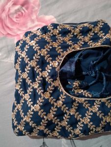 Petrol Colour Afgani Salwar Suit