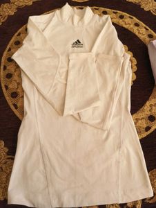 Adidas Mock Neck Long Sleeve Top