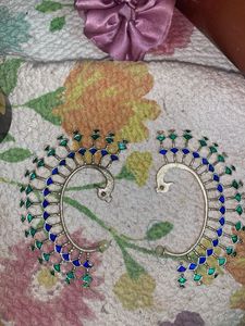 Peacock Ear Cuff