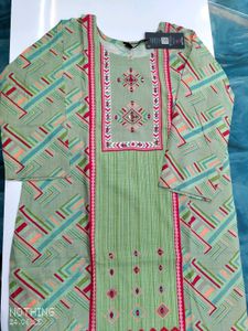 Elegant Green Kurta Pants G Dupatta