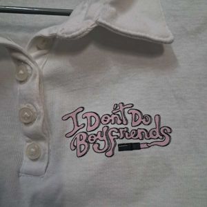 Crop Polo Shirt