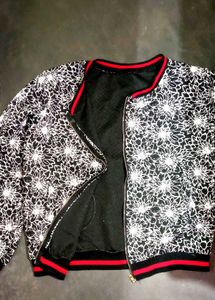 Fashionable Floral Designed Jacket