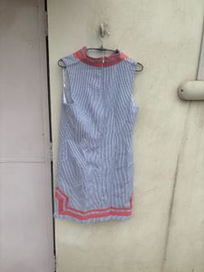 Striped Sleeveless Dress