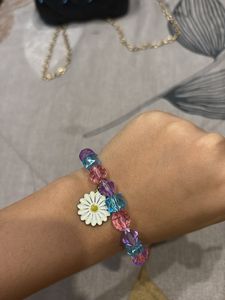 Cute Flower Charm Bracelet