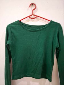 Green Long Sleeve Tee