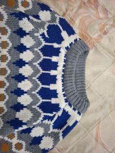 knitted Patterned Sweater