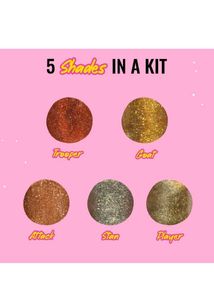 POPxo Vibin&#39; Mini Nail Kit - Glitter Polish