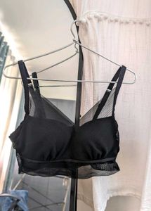 Black Sheer Bra