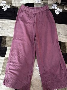 Mauve Wide Leg Pants