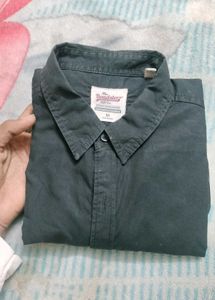 Roadster Brand Plain Black Shirt