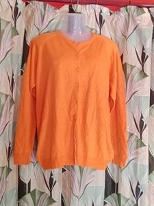 Orange Cardigan