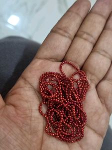 Red Ball Chain 58 Inches