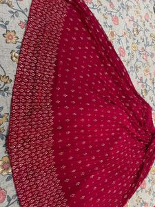 🔥 Hot Pink Mirror work Lahenga 🔥