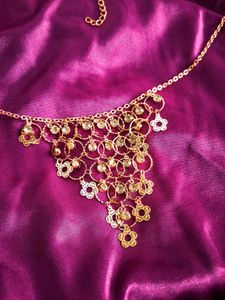 Gold Dangling Necklace