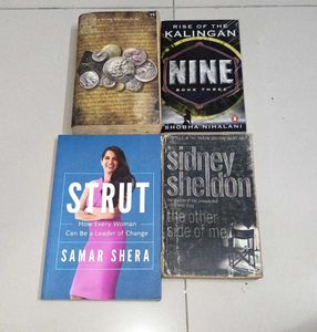 Book Bundle: Sidney Sheldon, Strut, Kalingan Nine