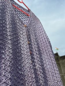 Lavender Knit Cardigan