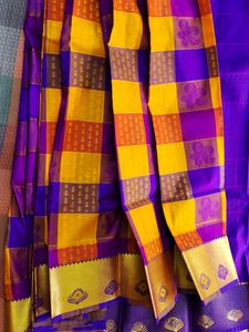 New Cotton Silk Saree With Attached Blouse Piece
