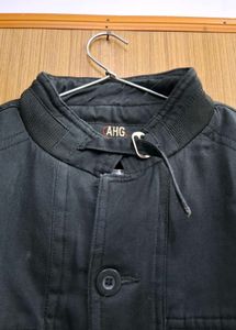 Unisexual Casual Black Jacket