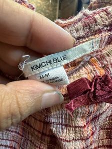 Urban Outfitters Kimchi Blue Rae Check Playsuit