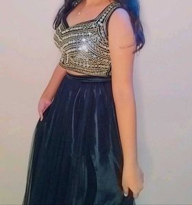 Black maxi skirt