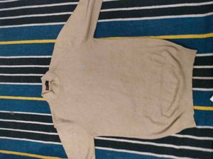 Beige Knit Pullover