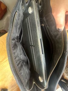 Black Leather Handbag