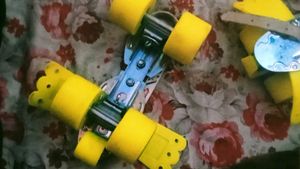 Retro Yellow Roller Skates