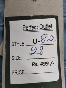 U-82 Size-28 (Sale) Latest Ladies high waist Jeans