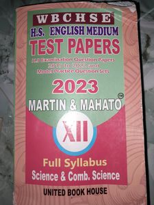 Wbchse Previous Years Questions and Test Papers .