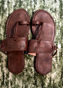 Leather &amp; Embellished Sandals - UK Size 5
