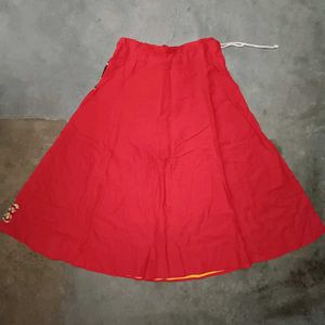 adjustable girls embroidery skirt ghagra