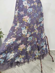 Floral Midi Skirt