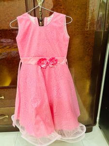 Girls&#39; Pink Party Dress