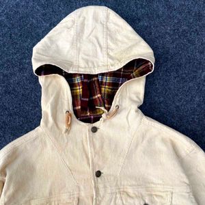 Vintage Hooded Corduroy Jacket
