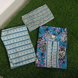 Floral Print Kurta
