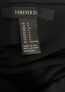 Black Pencil Skirt With A Slit