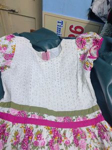 Cute Floral Girls Dress