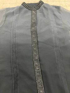 Beautiful Shaded Blue Grey Kurta