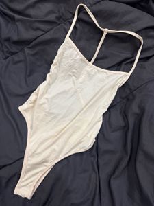 Creamy One-Piece Bodysuit