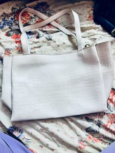 Beautiful White Handbag