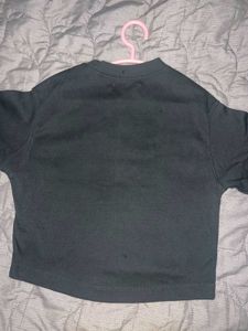 gray coca cola crop top