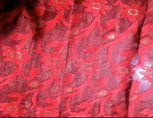 Elegant Red jamdhani Saree